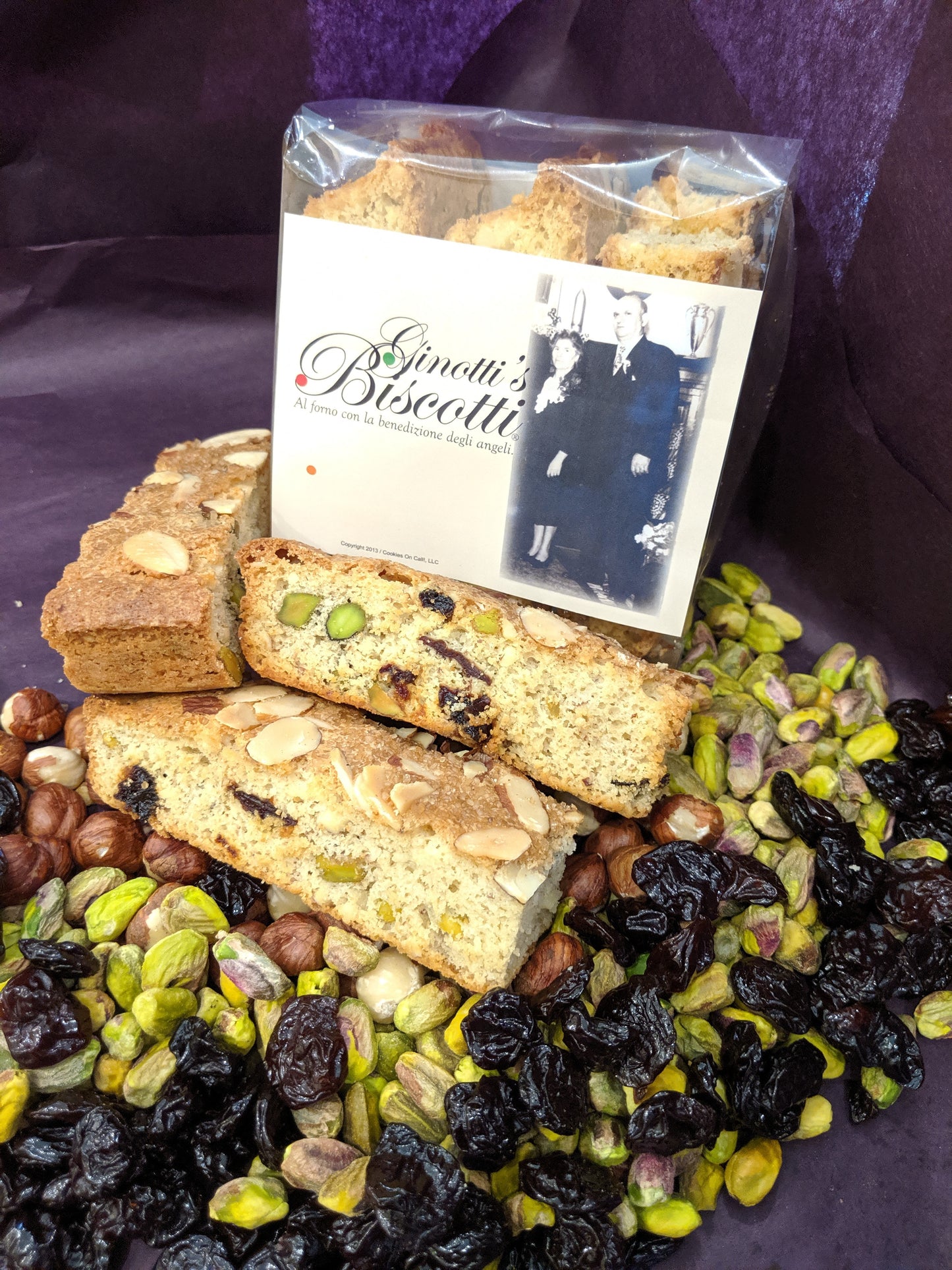 Pistachio, Almond & Cherry Biscotti